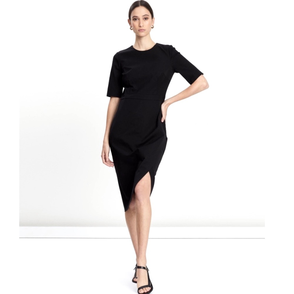 Banana Republic BI-STRETCH SHORT-SLEEVE SHEATH DRESS - sz 6